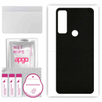 apgo Protective Skin Sticker for the back compatible with TCL 20 AX 5G, Wrap Film, Foil, Vinyl - Pattern Matrix