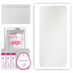 apgo Protective Skin Sticker for the back compatible with Umidigi F3, Wrap Film, Foil, Vinyl - Pattern Matte Transparent