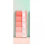 5 tk Pure Gradient Color kustutuskummide komplekt v&auml;hem tolmu pliiatsi puhastamiseks kirjatarvete koolieksamiks