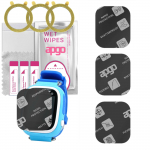 3x apgo MATTE Hybrid protective glass compatible with Xblitz Kids Watch GPS Love Me, flexible nano glass, great replacement for tempered glass, scratc