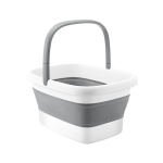 Kokkupandav &auml;mbriga pedik&uuml;&uuml;rivann jalgade massaaži jaoks Jalavanni kraanikauss Majapidamises kokkupandav kraanikauss pesumasina autopesu kopp 44*34*23 sinine