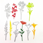 Lillevormid Scrapbooking Metalli l&otilde;ikamisvormid paberkaartide valmistamiseks Reljeefvormide meisterdamine dies