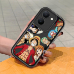 Pehme silikoonist ruudukujulise redeli mustriga telefoni&uuml;mbris, t&auml;ielikult kattev, kaamera p&otilde;rutuskindel kaitse, kummist &uuml;mbris Vivole Vivo S1 valge