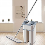 Spray Magic automaatne tsentrifuugimismop, v&auml;ltige k&auml;sitsi pesemist puhastuslapp koduk&ouml;&ouml;gi puitp&otilde;randale Bucket + mop + 2  Mop cloth