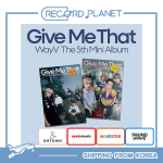 [Ettetellimine] WayV &ndash; 5. minialbum [Give Me That] (Fotoraamat Ver.) [POB] B ver. gray