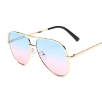 Klassikalised Vintage P&auml;ikeseprillid Naistele Luksusbr&auml;ndi Disainer P&auml;ikeseprillid Naiste Mood Retro Must Gradient Lennundus Oculos De Sol white