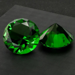 8 v&auml;rvi kristall-teemandikujuline paberkaaluline dekoratiivne l&otilde;igatud klaas, hiiglaslik kalliskivi pulmakontori t&ouml;&ouml;laua ornament s&uuml;nnip&auml;evakingitused 50mm