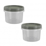 2 tk &Otilde;hukindlad S&uuml;gavk&uuml;lmikun&otilde;ud Komplekt Keeratavate Kaantega 400/500/700ml BPA-vabad Suletud 500ML roheline