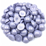 20 tk 12 mm Macaron v&auml;rviline matt mittepoorse poolringikujuline plaaster kaelakee k&auml;ev&otilde;ru ripatsitehete valmistamiseks. lilla