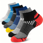 5/10/20 paari meeste l&uuml;hikesi spordisokke, hingavad, pehmed, pol&uuml;esterkootud kangast, &uuml;hev&auml;rvilised, madala l&otilde;ikega sokid 5pairs