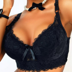 Naiste suur aluspesu Pits Push Up rinnahoidja &Otilde;huke puuvillane karv aluspesu BC 44/100