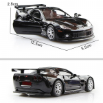5-tolline metallist autosimulatsioon, peen survevalu ja m&auml;nguasjas&otilde;iduk Chevrolet Corvette C6-R Racing RMZ city 1:36 sulamist mudelikingitused lastele