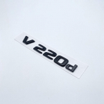 3D Letters V250d V300d NIGHT EDITION ABS embleem Mercedes Benz V klassi W447 auto poritiiba m&auml;rgi pagasiruumi nimesilt logo kleebis glossy black V220d
