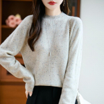 Naiste ka&scaron;miir kampsun Qinghe ka&scaron;miir 30% ka&scaron;miir 70% vill naiste s&uuml;gistalvine ka&scaron;miir kampsun pehme ja soe XXL