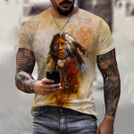 Suvised indiaanlased 3D-prindiga T-s&auml;rgid T&auml;navar&otilde;ivad Mehed Naiste Mood Suur l&uuml;hikeste varrukatega T-s&auml;rk O-kaelusega Laste T-s&auml;rgid Topid R&otilde;ivad S