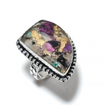 Spiny Oyster Gemstone Handmade 925 Sterling Silver Jewelry Ring Size 8 j8n19