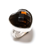 Honey Topaz Gemstone Handmade 925 Sterling Silver Jewelry Ring Size 8 n0b45