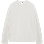 Nike x Stussy pikkade varrukatega s&auml;rk Light Bone Unisex Top Valge HF3898-072 L white