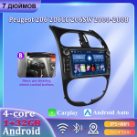 7'' Auto raadio Android Carplay PEUGEOT 206 206CC 206SW 2000-2008 jaoks Auto multimeediapleier Autoradio 2+32GB 1+32GB,A must