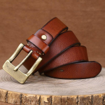 Meeste rihm, Itaalia paksendatud p&auml;risnahast n&ouml;&ouml;pn&otilde;elaga Ameerika krobelisest messingist pandlaga retrov&ouml;&ouml; 100cm