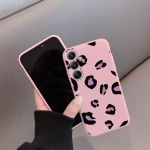 Leopardimustriline pehme silikoon&uuml;mbris Samsung A55 M35 S24 Xiaomi Redmi Note 13 Pro 13C iPhone Huawei Honor Realme kaamerale kaitsev p&otilde;rutuskindel kate Samsung Galaxy S9 Plus sinine