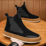 S&uuml;gis Talv Soe Pl&uuml;&uuml;s Vabaaja K&otilde;rge s&auml;&auml;rega Meeste Kingad Disainer Chelsea Suede Kingad Meeste Mood Punk stiil Platvormiga Meeste Saapad Lumi 44
