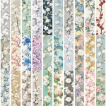 30 tk vanaaegsete lillede j&auml;rjehoidjad, naturaalses stiilis vastupidav paber, rahustavad illustratsioonid, t&auml;iuslik kogumiskomplekt raamatus&otilde;pradele 30pcs/pack