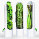K&uuml;lmik Herb Crisper Saver Pod konteiner K&ouml;&ouml;giviljade s&auml;ilituspudel Hoia &uuml;rti/koriandrit/m&uuml;nt/peterselli/sparglit v&auml;rskelt rohelisena