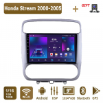 Android Carplay Autoraadio Honda Stream 2000-2005 jaoks Multimeediapleier Peaseade Stereo GPS-navigatsioon BT WIFI 2+32GB 1+16GB,A