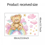 Fun-e64 Multifilm Vikerkaar Lastetoa Seina Taust Haljastus Seinakleebis 40*60CM/fun-e64