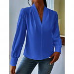 DAFIFY Naistemood vabaaja &uuml;hev&auml;rvilised s&uuml;gistalvised pikkade varrukatega V-kaelusega pulloverid ja pikad varrukad S