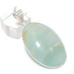 Natural Aquamarine Gemstone 925 Sterling Silver Jewelry Pendant 2.05 v3o59