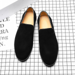 Loafers Meeste terava otsaga meeste nahast kingad Trendikad meeste kingad Turning Fur Night Game One Pedal Trendikad kingad A0706-G 41 must