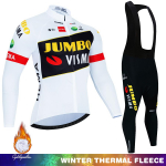 Jalgrattap&uuml;ksid Meeste Talves&auml;rk Meeste Termofliis Bib Team Meeste Mtb Spordikomplekt Pluus Riided Jalgrattariided 2024 &uuml;likond jakk L