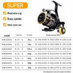 Ehtne t&auml;ismetallist spinningurull pikamaa mere- ja kivip&uuml;&uuml;giks Full Metal, Ball Grip, 7000