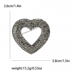 Mood Retro Armastus Pross Elegantne Ni&scaron;&scaron; K&otilde;rgekvaliteediline S&uuml;damekujuline N&otilde;elpross Naiste R&otilde;ivatarvikud