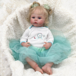48 cm t&auml;issilikoonist keha Reborn Doll Meadow So Truth Like vastborn Babes Nukk K&auml;sitsi valmistatud 3D-maalitud nahasooned N&auml;htavad taass&uuml;nninuku lapse j&otilde;ulukingid full silicone girl