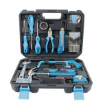 Mallette &agrave; Outils - Ferrestock - 124 t&uuml;kki - Acier au carbone - Acier au chrome vanadium - Mixte