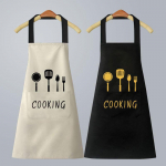 Waterproof Cute Japanese Style Cooking Apron - Wipeable & Oil-Proof for Women