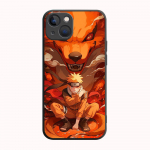 B-34 Naruto must &uuml;mbris Redmi 10A 10C 12C 13C 9A 9C 9T A3X Note 10 9 9S 10S iPhone 11 12 13 14 15 16 X XS Pro Max Mini 7 8 Plus XR jaoks iPhone SE(2020) kaamel