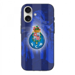 Coque Iphone 16 Plus fcp porto fond bleu portugal