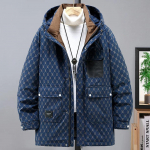 Talvine veekindel parkas meeste paks joped 10XL 11XL suures suuruses mood vabaaja kaubaparkad meeste talvejope suur suurus 11XL 2XL sinine