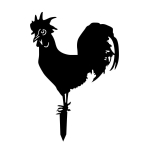 Kana kuju Metallist k&auml;sit&ouml;&ouml; Aed Panus Talu sise&otilde;u Muru kaunistus Loomade siluett Lisa tahvel Kana kuju k&auml;sit&ouml;&ouml; kuld