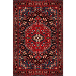 Punane Sinine Ala Vaip Masinpestav Matt Elutuba Vintage Stiil Klassikaline Ida Traditsiooniline P&auml;rsia Maroko Boho Vaibad 80x120cm-32x47in