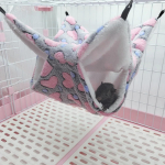 Lemmiklooma hamstri v&otilde;rkkiik kahekihiline suhkrupurilennuk, soe kahekihiline v&otilde;rkkiik, rippuv orava magamiskott, lemmikloomatarvete ladu 20x20cm