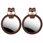 Stick On tahavaatepeegel 2tk Kleebitav &uuml;mmargune HD-klaasist tahavaatepeeglid, kleepuv 360 lainurk k&uuml;lgne tahavaatepeegel autodele