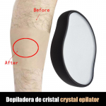Crystal Physical Hair Removal Eraser Glass Hair Remover Valutu epilaator Lihtsalt puhastatav korduvkasutatav kehahoolduse depilatsioonit&ouml;&ouml;riist must