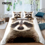 Pesukaru tekikott Armas loomateemaline voodipesukomplekt Nature Owl lohukott Wildlife Style King Size pol&uuml;estrist tekikate AU Single(140x210cm)