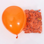 100 TK Pulmade kaunistus &otilde;hupallid Juubel Valentinip&auml;ev Kihlused Pulmad DIY kaunistus &otilde;hupallid S&uuml;nnip&auml;evapeo tarvikud 10inch oranž