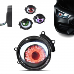 Kolmanda p&otilde;lvkonna suured silmatuled saab paigaldada 24-režiimilistele udutuledele, autodele m&otilde;eldud Devil Eyes tuled One Size